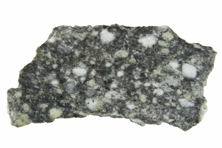Polished Lunar Meteorite ( g) Slice - Aridal #360137